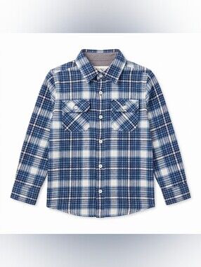 Tucker + Tate Navy and Cream Striped Shirt